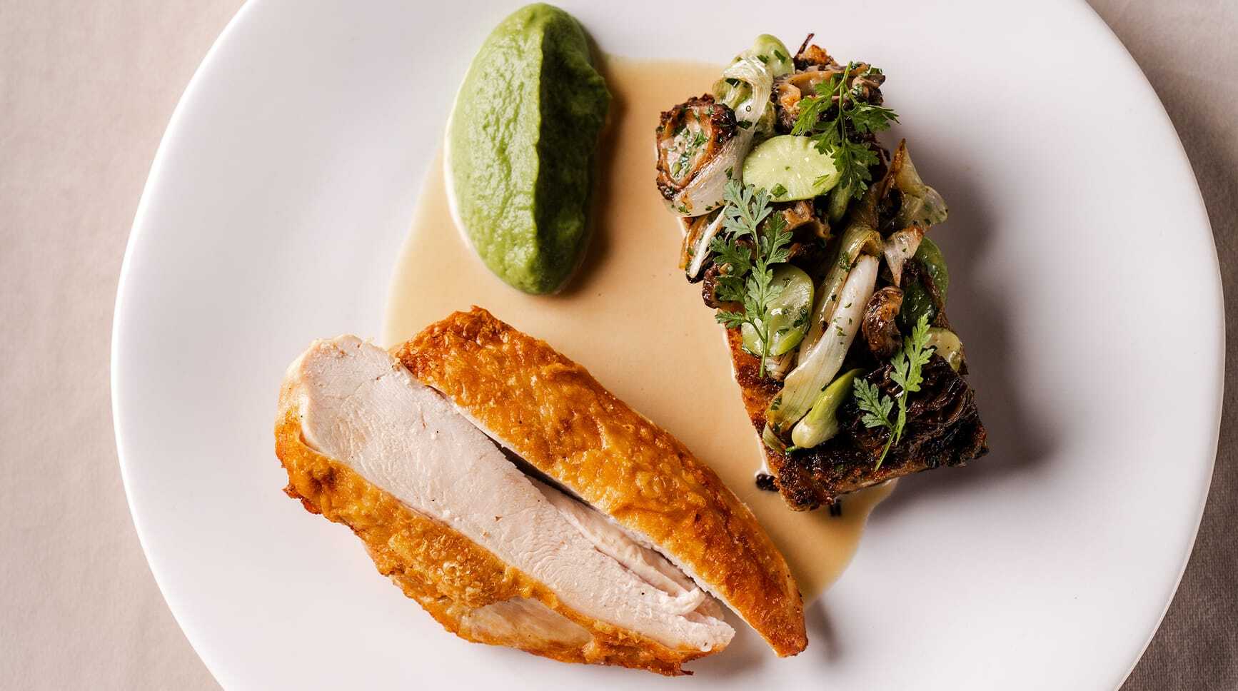 Roasted Heritage Chicken