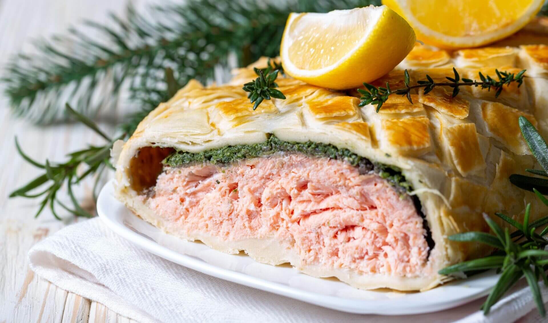 Salmon en Croûte | Wolfgang Puck Catering
